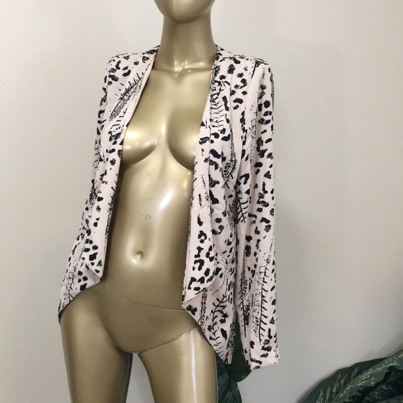 LUSH open blazer size small, abstract print - Picture 1 of 5